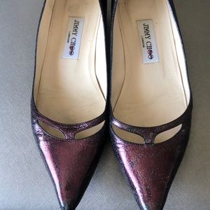 Jimmy Choo flats purchased from The Real Real.